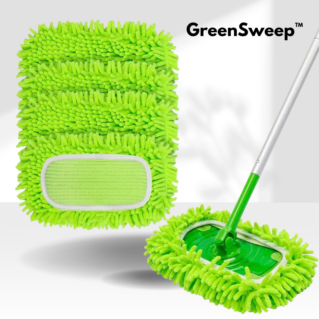 Namado GreenSweep™ - Chiffon réutilisable pour Swiffer (avec microfibres longues)