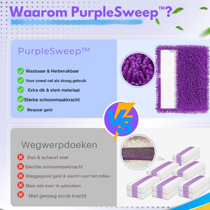 Chiffon réutilisable pour Swiffer WetJet | 2+2 GRATUITS (avec microfibres longues)