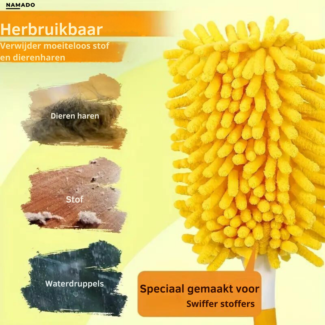 Namado YellowDust™ - Plumeau réutilisable compatible Swiffer