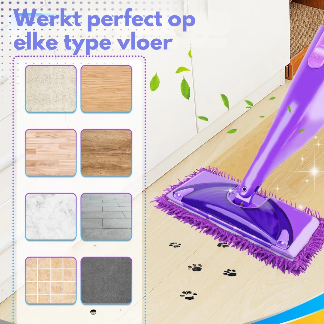 Chiffon réutilisable pour Swiffer WetJet | 2+2 GRATUITS (avec microfibres longues)