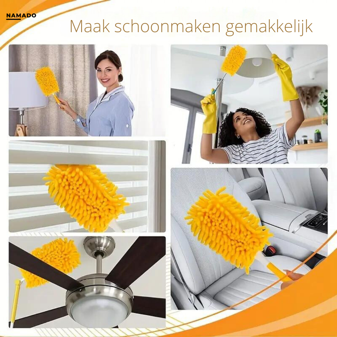 Namado YellowDust™ - Plumeau réutilisable compatible Swiffer