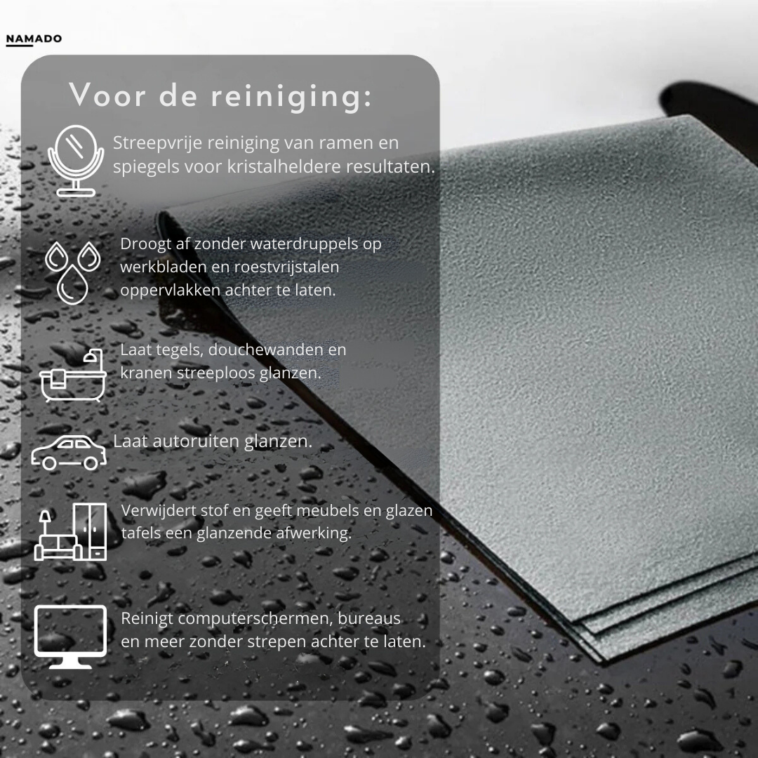 Namado CleanAbsorb™ - Chiffons les plus absorbants | 2+2 GRATUITS