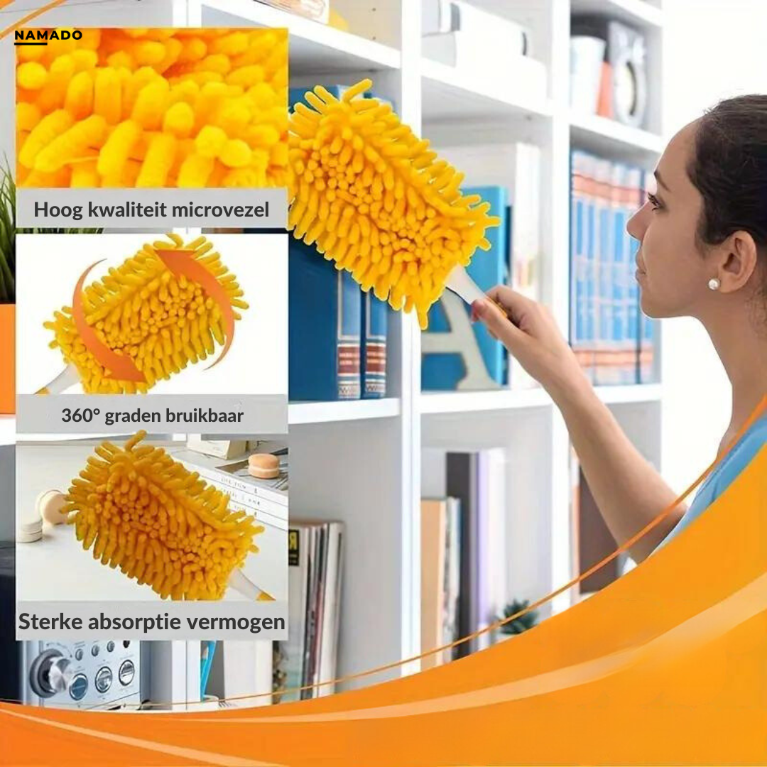 Namado YellowDust™ - Plumeau réutilisable compatible Swiffer