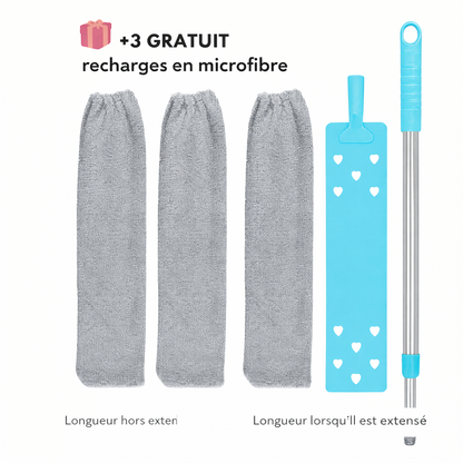 Brosse anti-poussière Namado DustReach™ - Atteignez les endroits difficiles d’accès