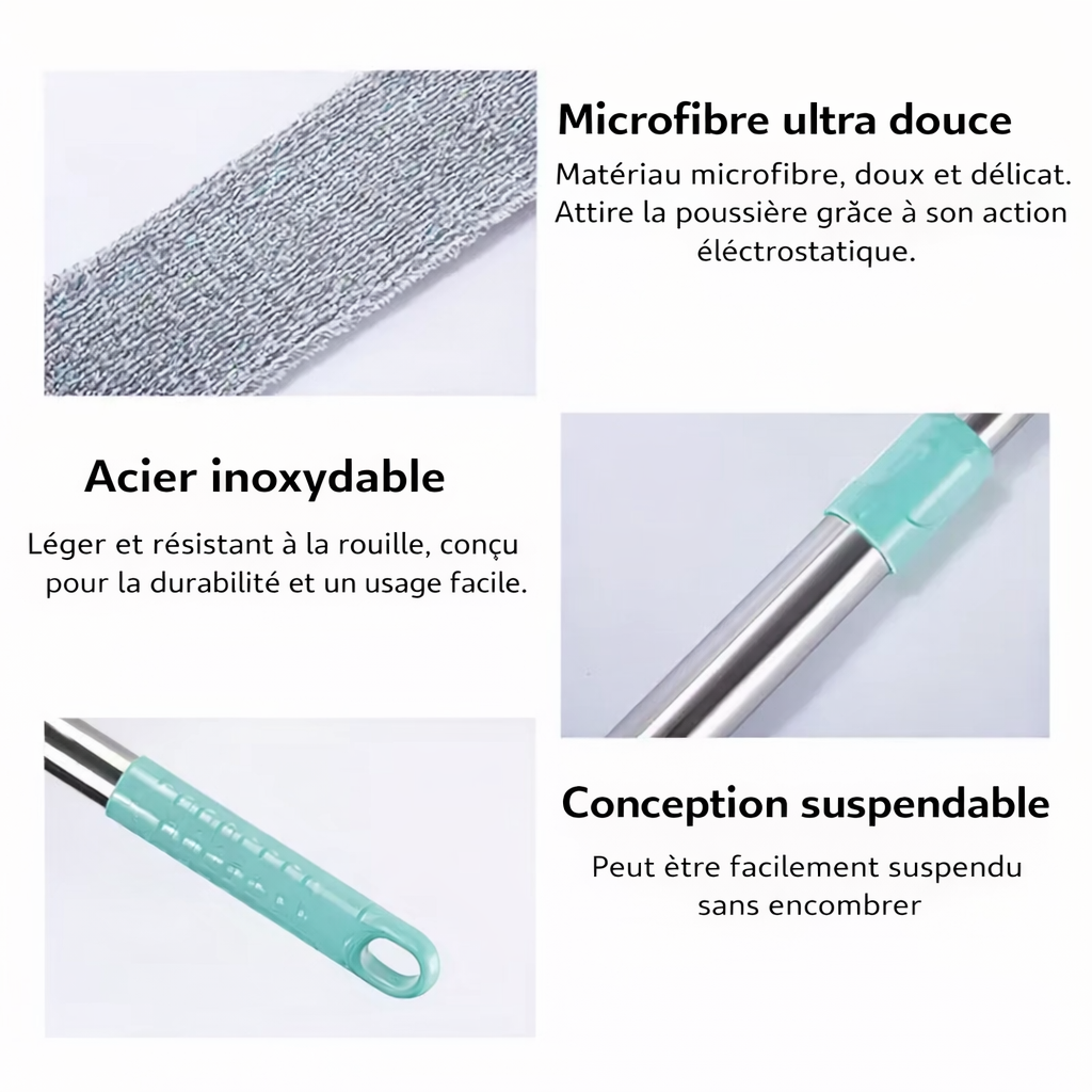 Brosse anti-poussière Namado DustReach™ - Atteignez les endroits difficiles d’accès
