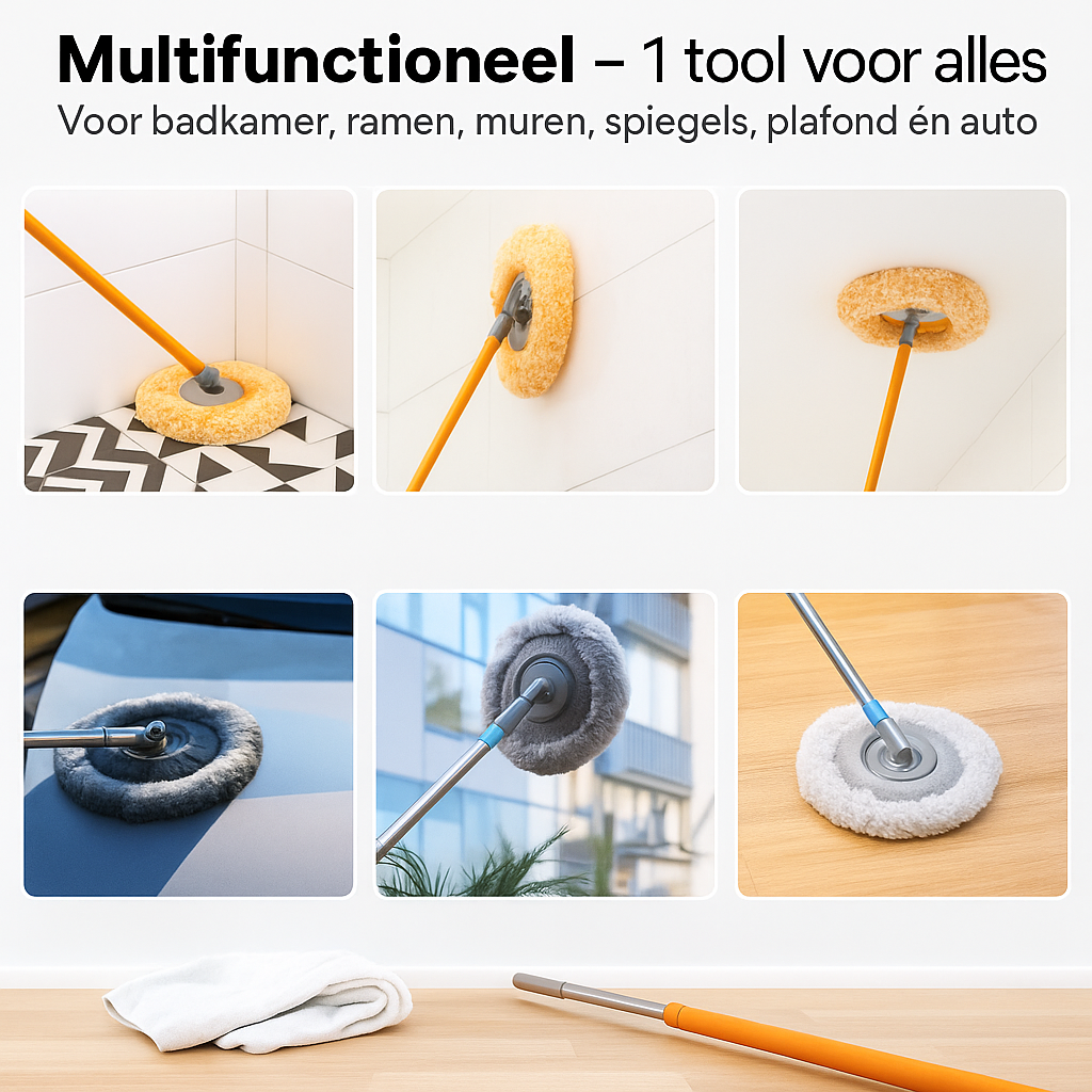 Namado TopClean360™ Mop – Jusqu’au plafond, dans chaque coin