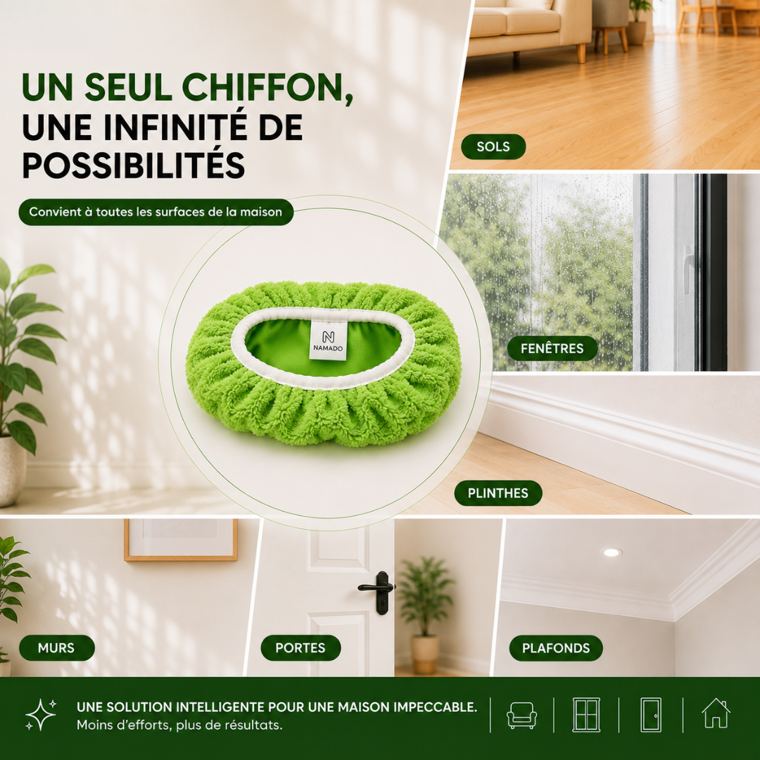 Namado GreenSweep™ - Le remplacement réutilisable des lingettes jetables