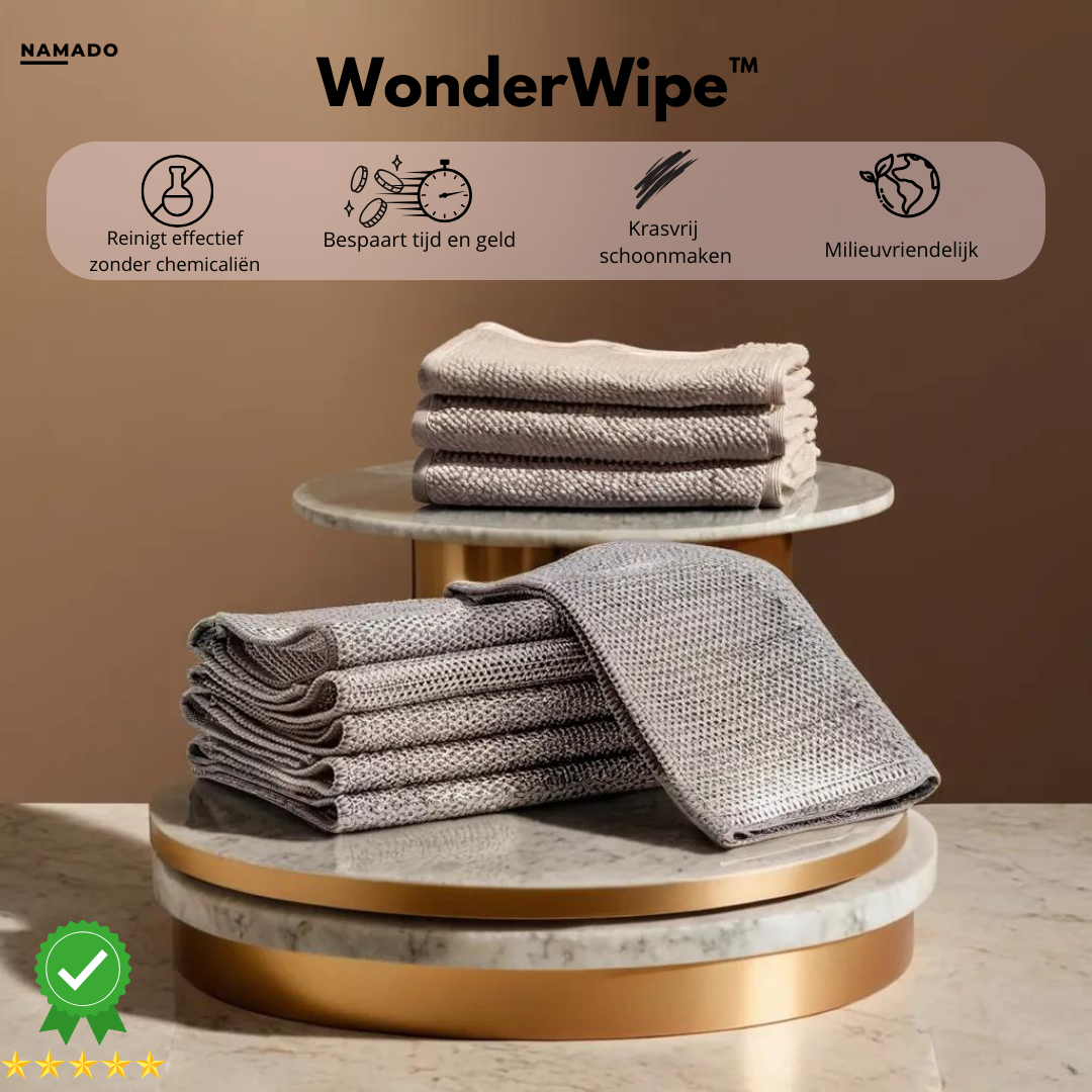 Namado WonderWipe™ – Solution réutilisable pour éliminer la saleté tenace